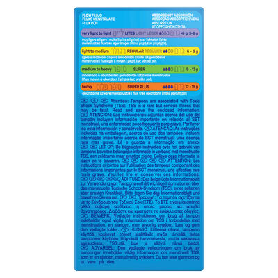 Tampón con aplicador Tampax Pearl 24 uds regular