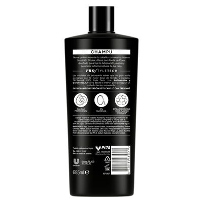 Champú Nutrición ondas & rizos TRESemmé  con aceite de coco 685ml 