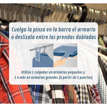 Antipolilla Pinza Orion 2 Unidades Ropa Limpia