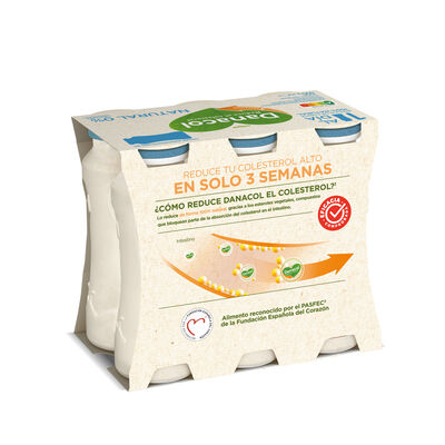 Bebida l&aacute;ctea Danacol colesterol pack 6 natural