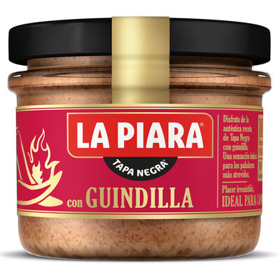 Paté tapa negra con guindilla La Piara 110g