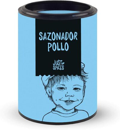Sazonador de pollo JUST SPICES, lata 79 g