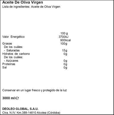 Aceite de oliva virgen Carbonell 3l
