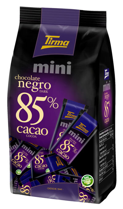 Chocolate negro 85% mini Tirma 180g 