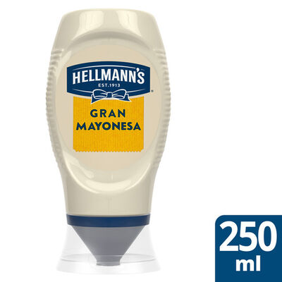 Mayonesa bocabajo Hellmann´s 250ml&nbsp;