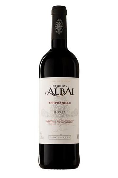 Vino tinto DO Rioja Castillo de Albai tempranillo