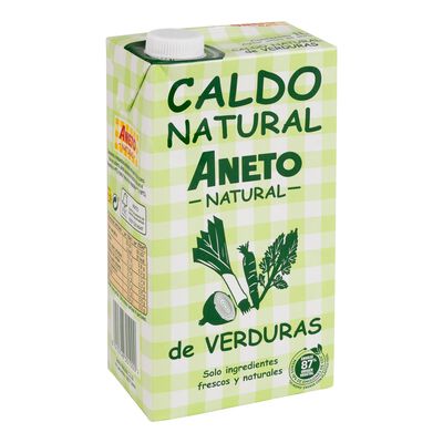 Caldo natural de verduras Aneto 1l