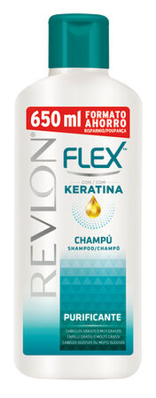Champ&uacute; Flex 650ml purificante con keratina