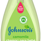 Champ&uacute; infantil Johnson's 750ml camomila para un cabello brillante