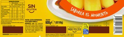 Flan sin gl&uacute;ten Alipende pack 600g vainilla