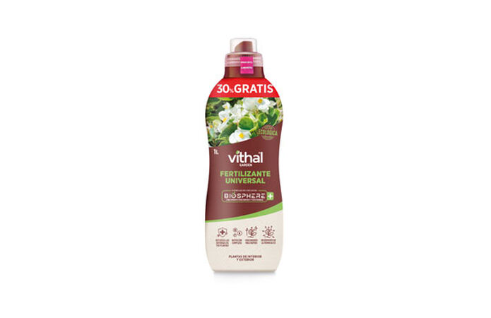 Fertilizante universal Vithal Garden 1l+30% gratis