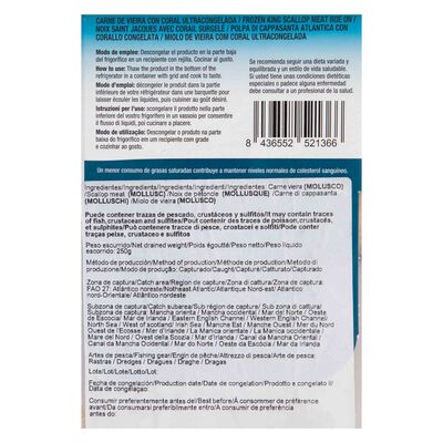 Carne de vieira Aligator 250g