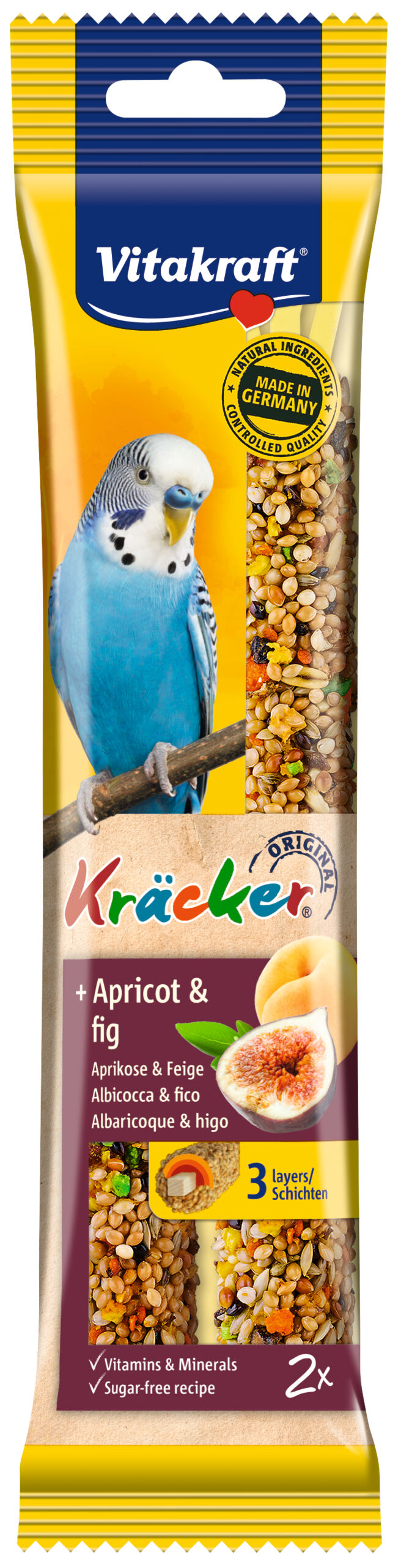 Barritas periquito Vitakraft frutas 60g