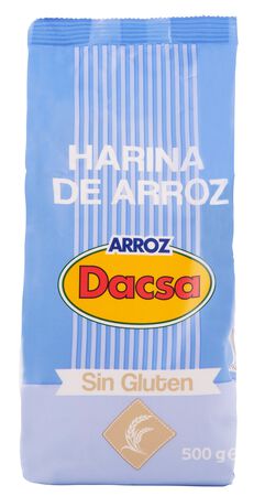 Harina de arroz sin gluten Dacsa 500g