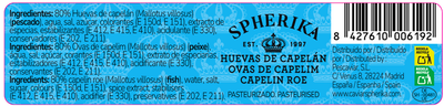 Huevas capelan negras Spherika 100g