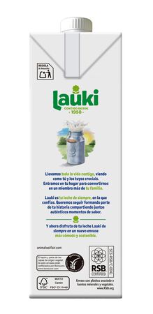 Leche Lauki 1l semidesnatada