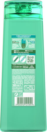 Champ&uacute; fortificante Fructis 380ml aloe hydra bomb sin siliconas