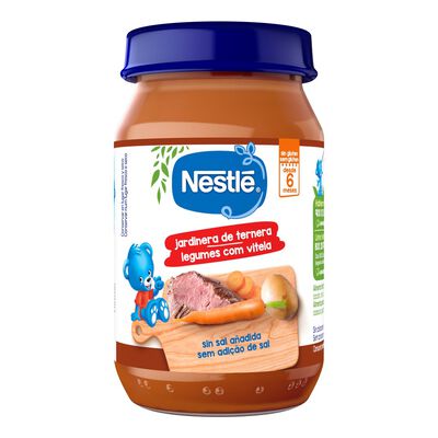 Tarro de jardinera con ternera Nestl&eacute; 190g