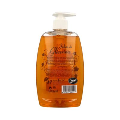 Jab&oacute;n l&iacute;quido dosificador Pardo 500ml Glicerina hidratante
