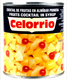 Cocktail de frutas en almíbar Celorrio 480g