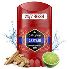 Desodorante en stick old spice con fragancia captain 50 ml