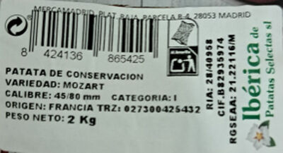 Patata roja bolsa 2kg