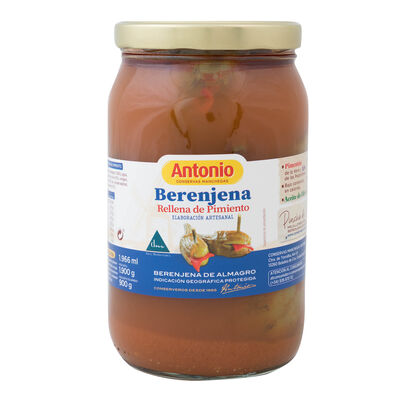 Berenjena rellena de pimiento Antonio 900g