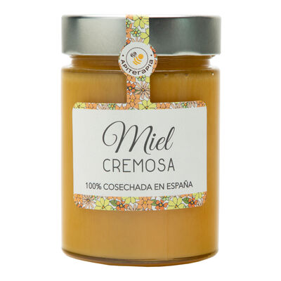 Miel textura cremosa de origen nacional Apiterapia 450g