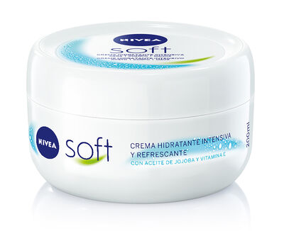 Crema hidratante Nivea 200 ml Soft Cara, Cuerpo Y Manos