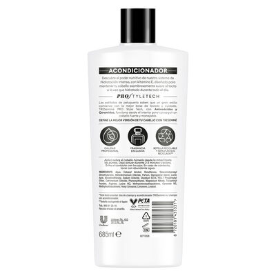 Acondicionador Intensa Hidrataci&oacute;n TRESemm&eacute; para cabello seco o da&ntilde;ado 685ml x1