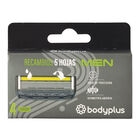 Sistema Afeitado Recambio 5Hojas Bodyplus 4 Unidades