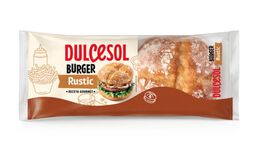 Pan burguer rústico Dulcesol 300g 4 uds
