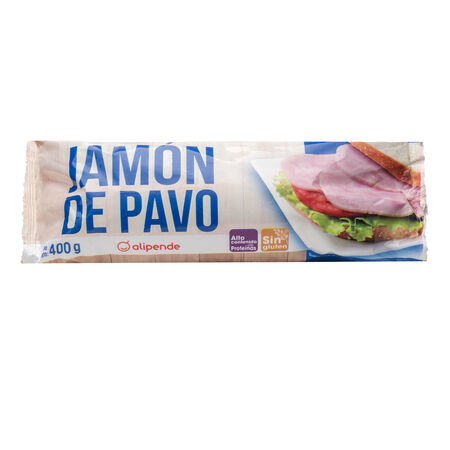 Jamón de pavo Alipende mini pieza 400g