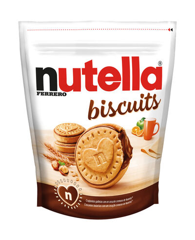 Galleta rellena con crema de avellanas Nutella Biscuits 193g