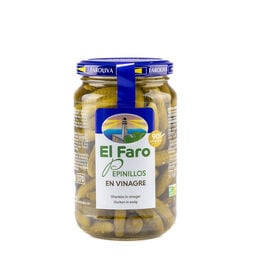 Pepinillos EL FARO, frasco 200 g