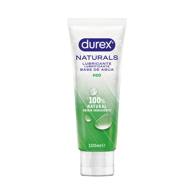 Gel lubricante Durex tubo 100ml naturals h2o