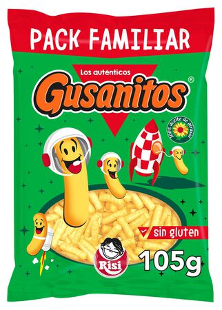 Gusanitos de maíz sin gluten Risi 105g