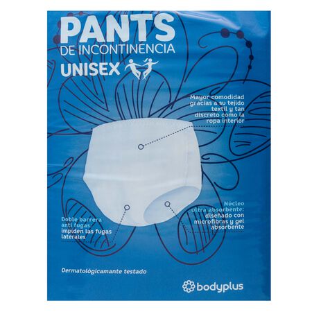 Pants de incontinencia unisex Bodyplus talla grande