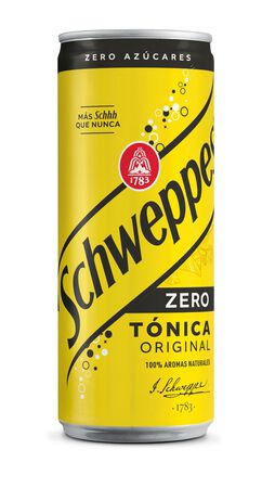 Tónica zero Schweppes lata 33cl