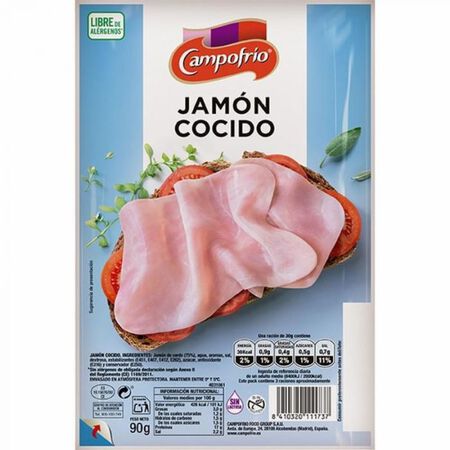 Jamón cocido Campofrío 90g