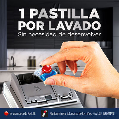 Detergente en c&aacute;psulas para lavavajillas Finish 44 unidades Ultimate