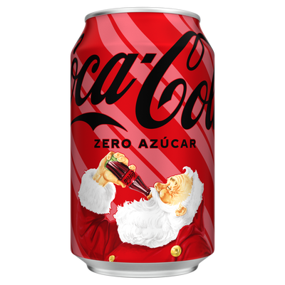 Refresco cola Coca-Cola lata 33cl zero