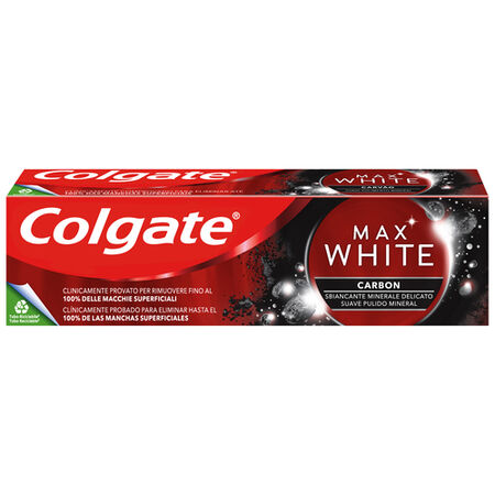 Pasta de dientes Colgate 75ml max white carbón