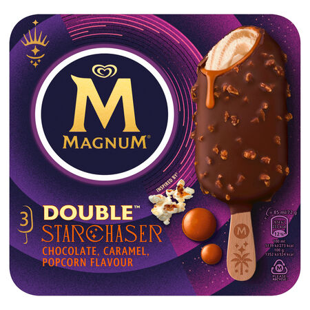 Helado Magnum double starchaser 3 uds