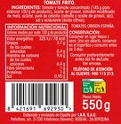 Tomate frito origen nacional sin gluten Alipende 550g