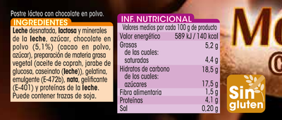 Mousse Alipende pack 4 chocolate