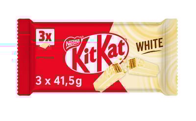 Chocolatina de chocolate blanco Kit Kat pack 3