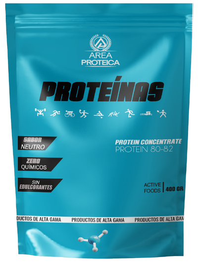 Proteína concentrada sabor neutro Área Protéica 400g