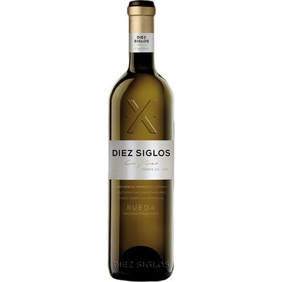 Vino blanco verdejo 100% DO Rueda Diez Siglos 75 cl