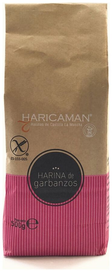 Harina de garbanzos sin gluten Haricaman 500g